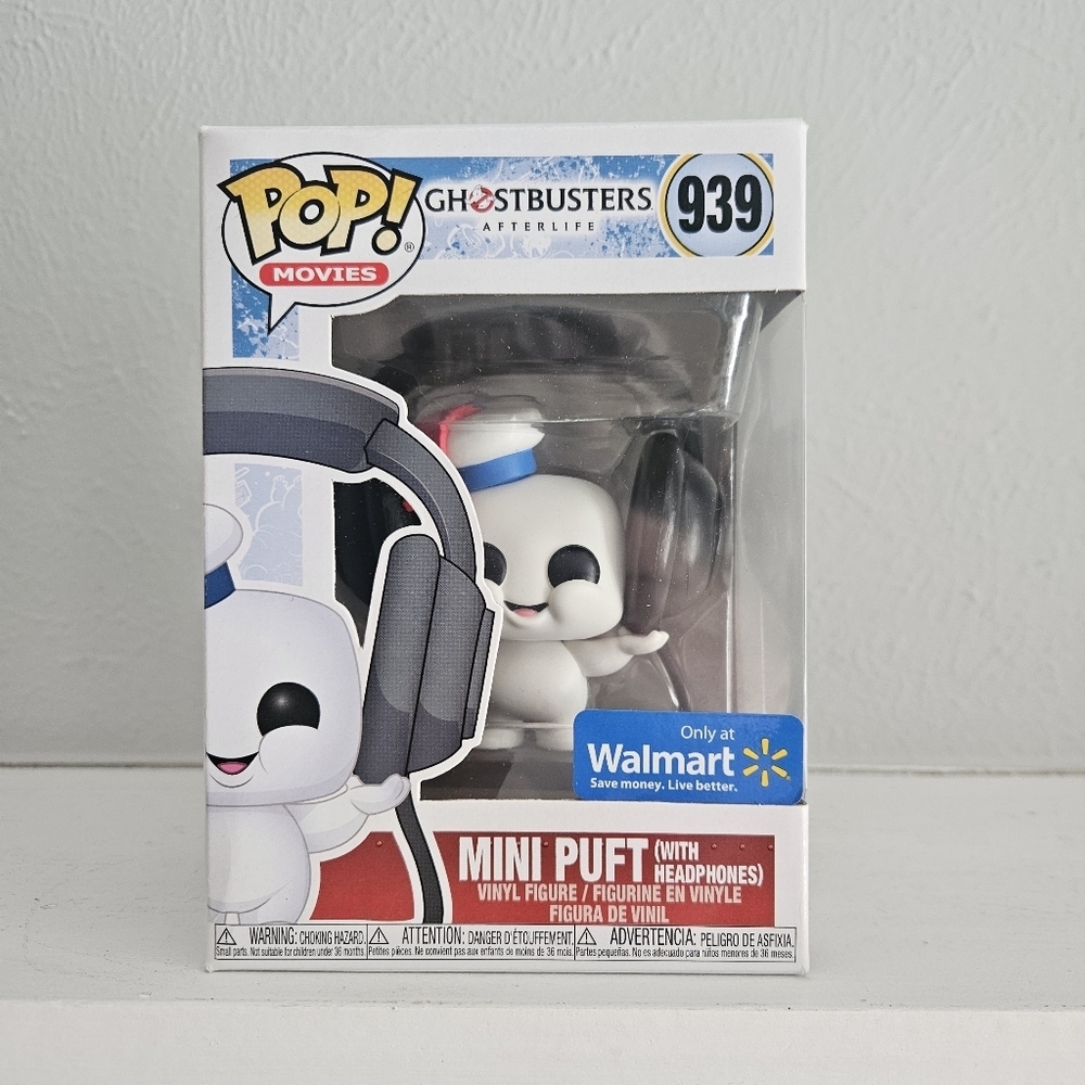 New In Box- Funko Pop! Movies Ghostbusters:Afterlife Mini Puft (With Headphones)